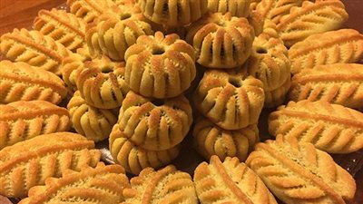 معمول النص ساعة بالسميد معمول سريع بدون نقع بنتيجة مبهرة
