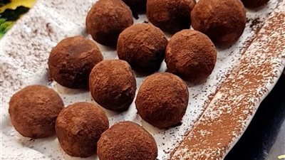 كرات حلوى التراميسو بالقهوة