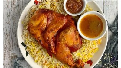 ارز المندي بالدجاج على الغاز بطعم رائع مع سر تتبيلة المندي 