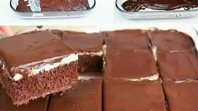 طريقة تحضير كيك الشيكولاتة بالكريمة