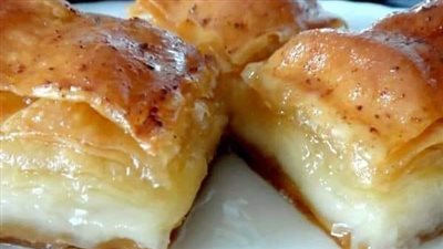 طريقة تحضير جلاش حلو محشي قشطة