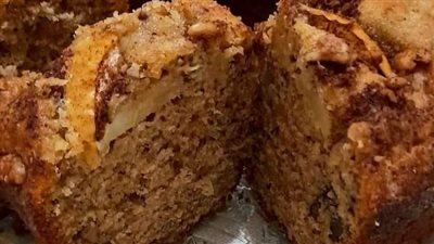 طريقة تحضير كيكة الجوز والقرفة