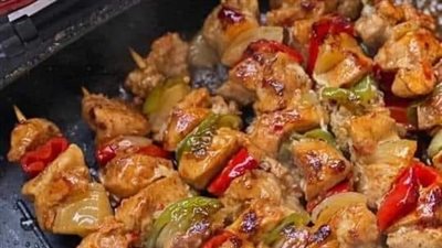 طريقة عمل الشيش طاووق