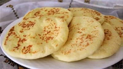 طريقة عمل خبز الطاسه