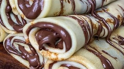 طريقة عمل كريب الشوكولاتة