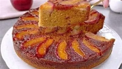 طريقة عمل كيكة التفاح