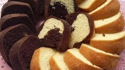 طريقة عمل كيكة الفانيليا والشيكولاتة